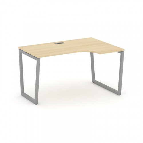 Style Project Стол рабочий эргоном. SN-4T2.SPA-012(R) Акация Лорка/Металл Антрацит/Заглушка Пластик фото 20