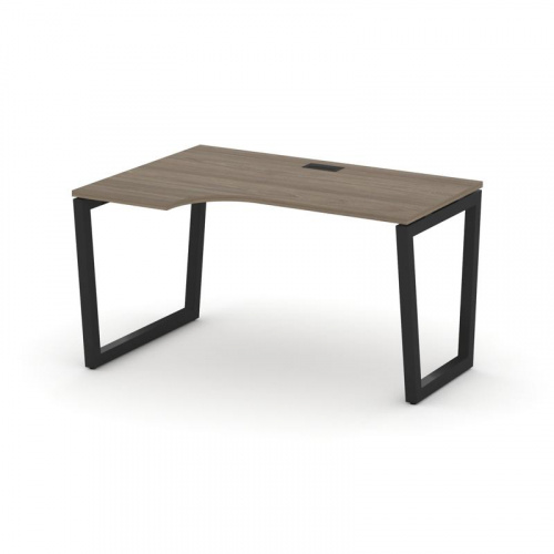 Style Project Стол рабочий эргоном. SN-5T2.SPA-002(L) Акация Лорка/Металл Антрацит/Заглушка Пластик фото 4