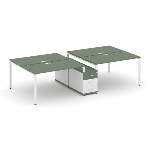 Бенч-система на 4 места с опорной тумбой Concept CN.DRS-309 фото 5 Бенч-система на 4 места с опорной тумбой Concept CN.DRS-309 фото 5