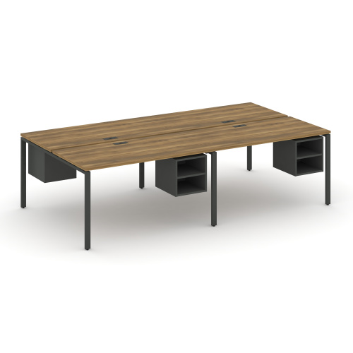 Бенч-система на 4 места с подвесными тумбами Concept CN.DRS-125 Бенч-система на 4 места с подвесными тумбами Concept CN.DRS-125