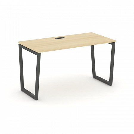 Style Project Стол письменный SN-4T2.SP-003 Акация Лорка/Металл Антрацит/Заглушка Пластик Черный 138