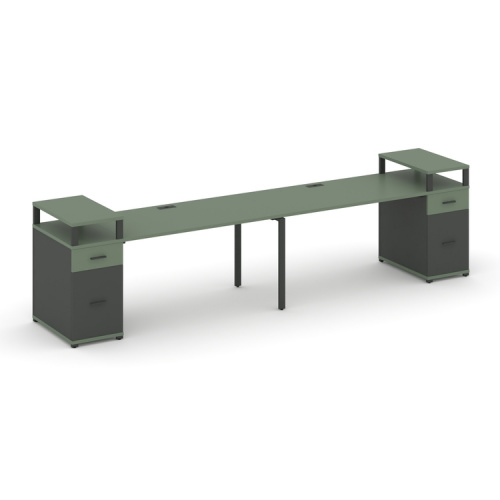 Бенч-система на 2 места с 2 опорными тумбами Concept CN.ORS-429 фото 2 Бенч-система на 2 места с 2 опорными тумбами Concept CN.ORS-429 фото 2