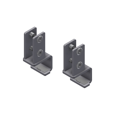 Комплект кронштейнов для крепления торцевого экрана KS-01