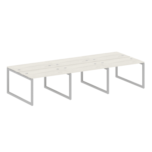 Бенч-система на 6 рабочих мест на О-обр. м/к Metal System Quattro 50БО.СМ-6.2 фото 6