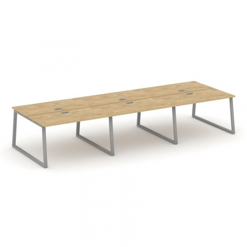 Style Project Рабочая станция 2-х сторон. SN-6T1.DRS-064 Акация Лорка/Металл Антрацит/Заглушка Пласт фото 2