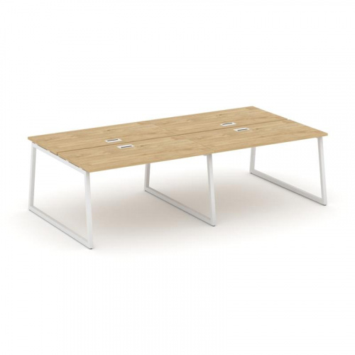 Style Project Рабочая станция 2-х сторон. SN-4T1.DRS-052 Акация Лорка/Металл Антрацит/Заглушка Пласт фото 3