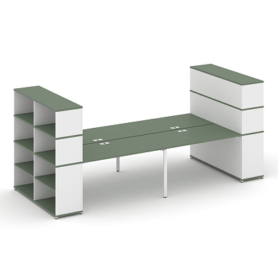 Бенч-система с опорными стеллажами Concept CN.DRS-260