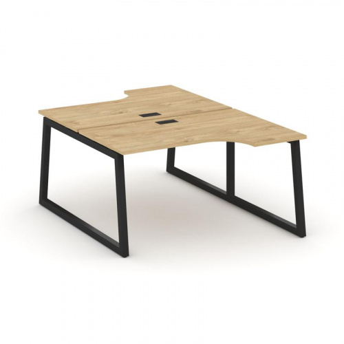 Style Project Рабочая станция эргоном. SN-5T1.DRPA-001 Акация Лорка/Металл Антрацит/Заглушка Пластик