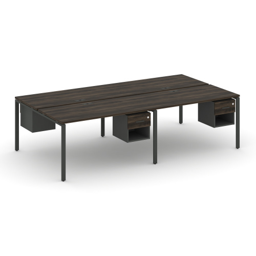 Бенч-система на 4 места с подвесными тумбами Concept CN.DRS-140 фото 3 Бенч-система на 4 места с подвесными тумбами Concept CN.DRS-140 фото 3