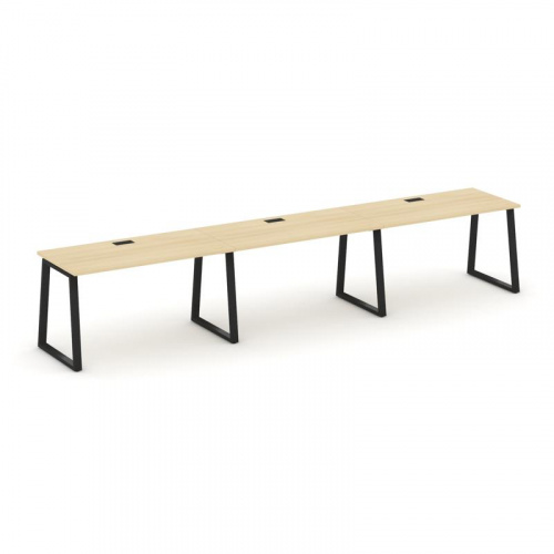 Style Project Рабочая станция 1 сторон. SN-6T1.ORS-041 Акация Лорка/Металл Антрацит/Заглушка Пластик фото 4