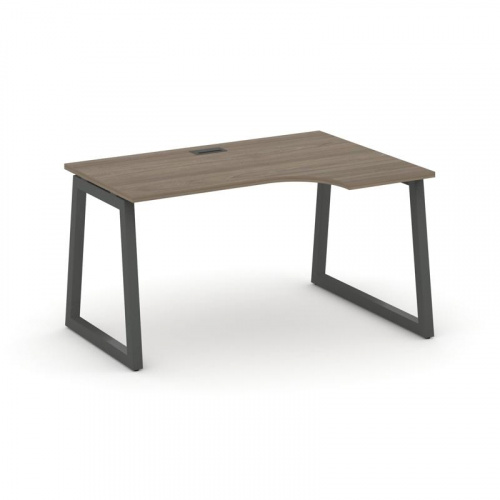 Style Project Стол рабочий эргоном. SN-5T1.SPA-001(R) Акация Лорка/Металл Антрацит/Заглушка Пластик фото 25