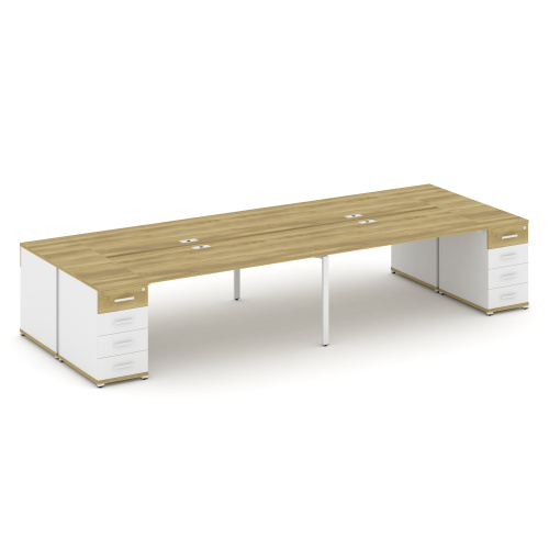 Бенч-система на 4 места с 2 опорными тумбами Concept CN.DRS-428 фото 11 Бенч-система на 4 места с 2 опорными тумбами Concept CN.DRS-428 фото 11