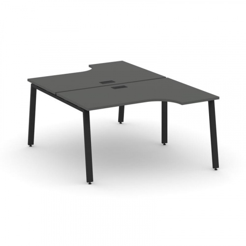 Style Project Рабочая станция эргоном. SN-6A.DRPA-021 Акация Лорка/Металл Белый 1380*1632/1992*750 фото 6