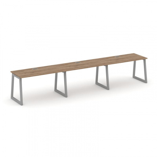 Style Project Рабочая станция 1 сторон. SN-5T1.ORS-044 Акация Лорка/Металл Антрацит/Заглушка Пластик фото 10