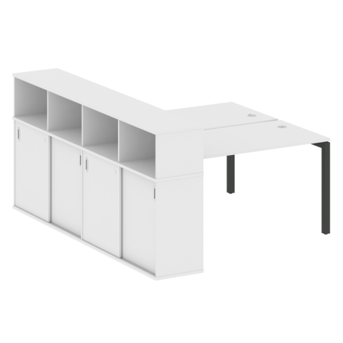 Бенч-система с шкафом-купе на П-обр. м/к Metal System Quattro 50БП.РС-СШК-4.3 фото 15 Бенч-система с шкафом-купе на П-обр. м/к Metal System Quattro 50БП.РС-СШК-4.3 фото 15