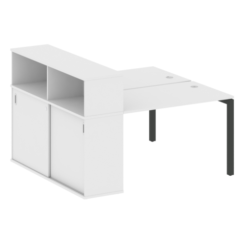 Бенч-система с шкафом-купе на П-обр. м/к Metal System Quattro 50БП.РС-СШК-2.2 фото 14