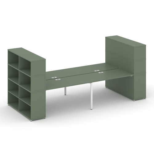 Бенч-система с опорными стеллажами Concept CN.DRS-257 Бенч-система с опорными стеллажами Concept CN.DRS-257