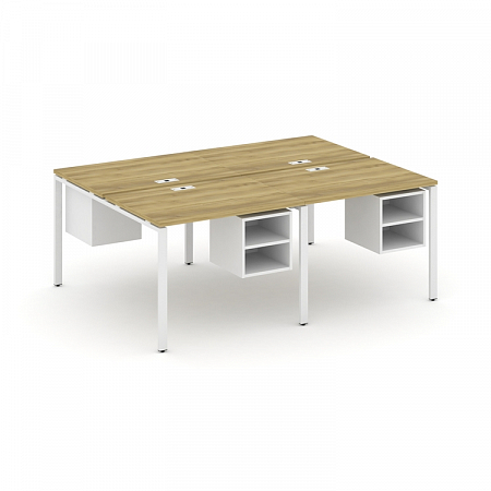 Бенч-система на 4 места с подвесными тумбами Concept CN.DRS-125