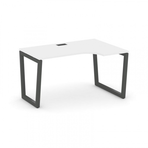 Style Project Стол рабочий эргоном. SN-5T2.SPA-022(R) Акация Лорка/Металл Антрацит/Заглушка Пластик фото 26