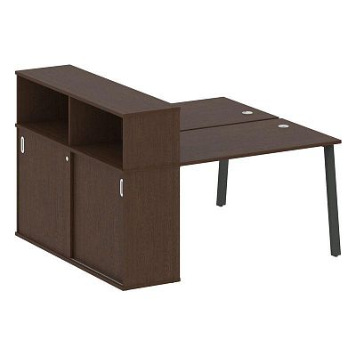 Бенч-система с шкафом-купе на А-обр. м/к Metal System БА.РС-СШК-2.2