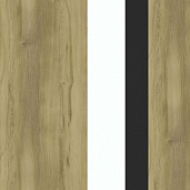 Дуб Винченцо / Белый Бриллиант / Металл Черный