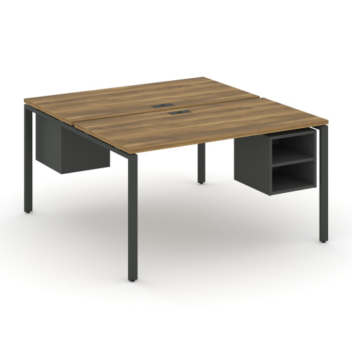 Бенч-система на 2 места с подвесными тумбами Concept CN.DRS-108