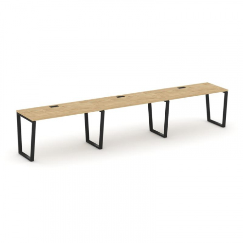 Style Project Рабочая станция 1 сторон. SN-6T2.ORS-034 Акация Лорка/Металл Антрацит/Заглушка Пластик