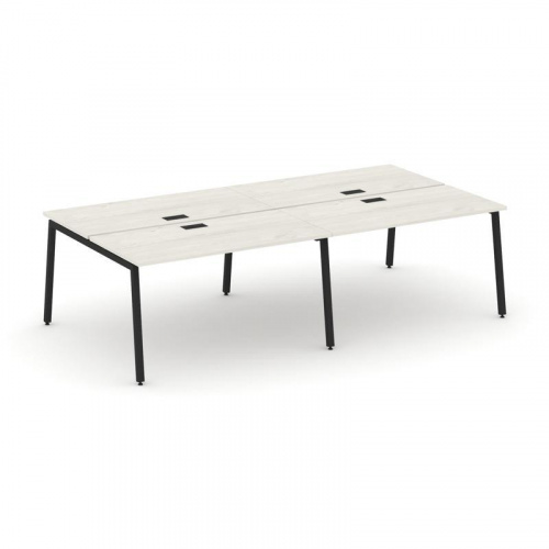 Style Project Рабочая станция 2-х сторон. SN-4A.DRS-042 Антрацит/Металл Белый 2360*1432*750 фото 3