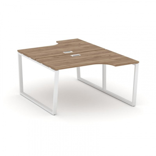 Style Project Рабочая станция эргоном. SN-6T2.DRPA-021 Акация Лорка/Металл Антрацит/Заглушка Пластик фото 11