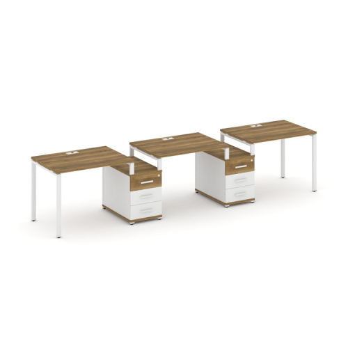 Бенч-система на 3 места с 2 опорными тумбами Concept CN.ORS-325 фото 8