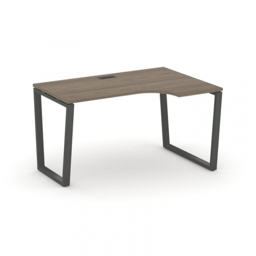 Style Project Стол рабочий эргоном. SN-6T2.SPA-012(R) Акация Лорка/Металл Антрацит/Заглушка Пластик фото 25