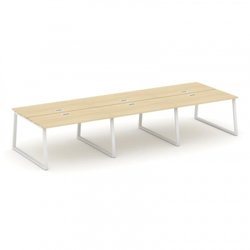 Style Project Рабочая станция 2-х сторон. SN-6T1.DRS-064 Акация Лорка/Металл Антрацит/Заглушка Пласт фото 21