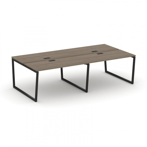 Style Project Рабочая станция 2-х сторон. SN-4T2.DRS-052 Акация Лорка/Металл Антрацит/Заглушка Пласт фото 6