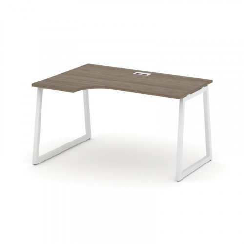 Style Project Стол рабочий эргоном. SN-4T1.SPA-001(L) Акация Лорка/Металл Антрацит/Заглушка Пластик фото 20