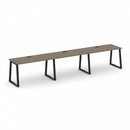 Style Project Рабочая станция 1 сторон. SN-6T1.ORS-041 Акация Лорка/Металл Антрацит/Заглушка Пластик фото 6