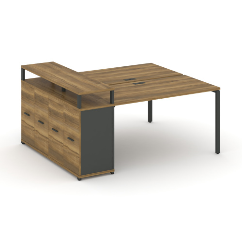 Бенч-система с опорным распашным шкафом Concept CN.DRS-224 Бенч-система с опорным распашным шкафом Concept CN.DRS-224