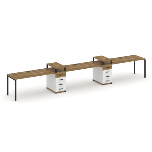 Бенч-система на 3 места с 2 опорными тумбами Concept CN.ORS-452 фото 7 Бенч-система на 3 места с 2 опорными тумбами Concept CN.ORS-452 фото 7