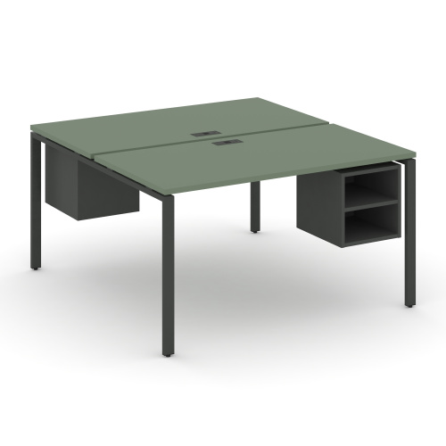 Бенч-система на 2 места с подвесными тумбами Concept CN.DRS-108 Бенч-система на 2 места с подвесными тумбами Concept CN.DRS-108