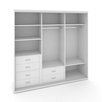 Корпус 3-х секционного шкафа низкого L=2519мм Maris SH.K3-7.2 K7