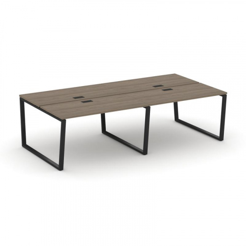 Style Project Рабочая станция 2-х сторон. SN-6T2.DRS-044 Акация Лорка/Металл Антрацит/Заглушка Пласт фото 7