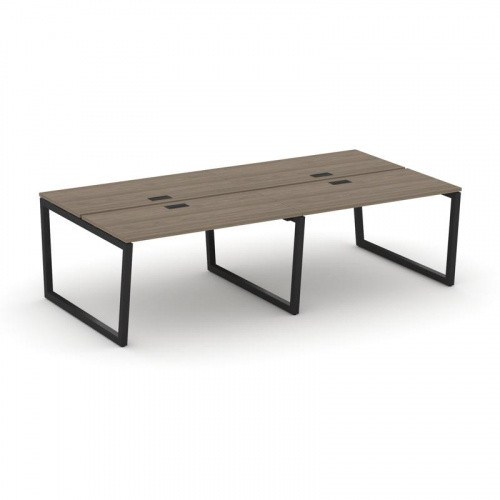 Style Project Рабочая станция 2-х сторон. SN-5T2.DRS-054 Акация Лорка/Металл Антрацит/Заглушка Пласт фото 9