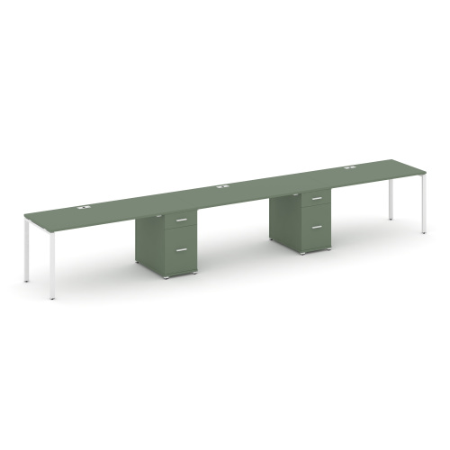 Бенч-система на 3 места с 2 опорными тумбами Concept CN.ORS-438 Бенч-система на 3 места с 2 опорными тумбами Concept CN.ORS-438