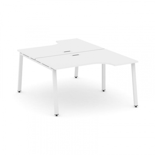 Style Project Рабочая станция эргоном. SN-6A.DRPA-021 Акация Лорка/Металл Белый 1380*1632/1992*750 фото 17