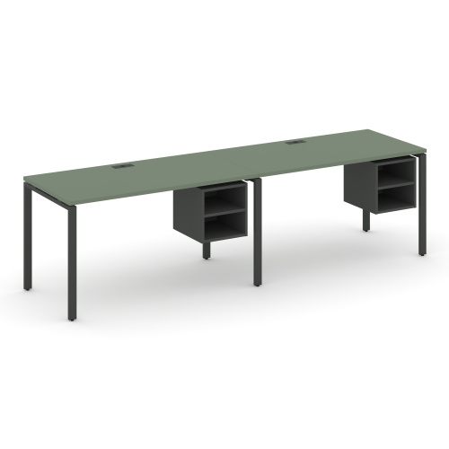 Бенч-система на 2 места с подвесными тумбами Concept CN.ORS-105