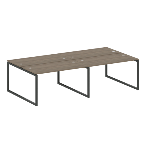 Бенч-система на 4 места на О-обр. м/к Metal System Quattro 40БО.СМ-4.3  фото 2