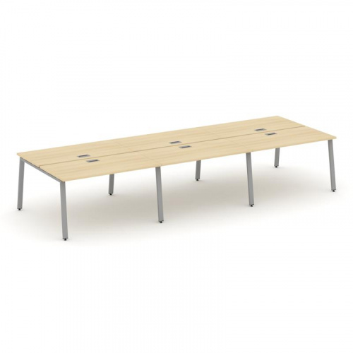 Style Project Рабочая станция 2-х сторон. SN-6A.DRS-073 Вяз Благородный/Металл Антрацит 4140*1432*75 фото 3 Style Project Рабочая станция 2-х сторон. SN-6A.DRS-073 Вяз Благородный/Металл Антрацит 4140*1432*75 фото 3