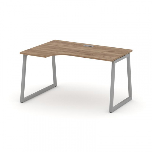 Style Project Стол рабочий эргоном. SN-4T1.SPA-001(L) Акация Лорка/Металл Антрацит/Заглушка Пластик фото 15