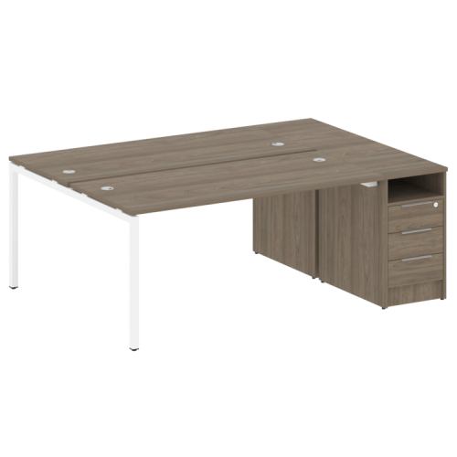 Бенч-система с тумбой на П-обр. м/к Metal System Quattro 40БП.РС-СТП-2.4 фото 2