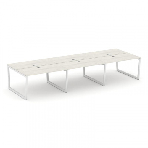 Style Project Рабочая станция 2-х сторон. SN-5T2.DRS-061 Акация Лорка/Металл Антрацит/Заглушка Пласт фото 13