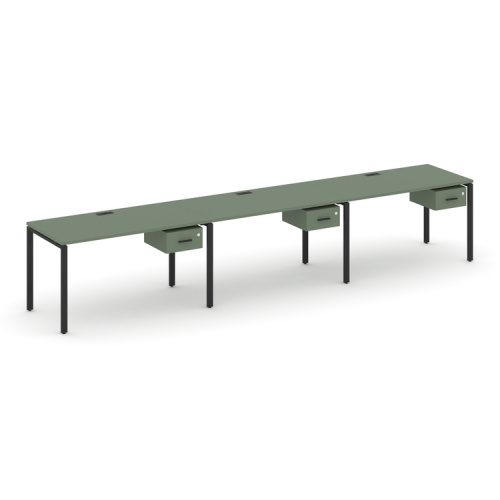 Бенч-система на 3 места с подвесными тумбами Concept CN.ORS-129 Бенч-система на 3 места с подвесными тумбами Concept CN.ORS-129